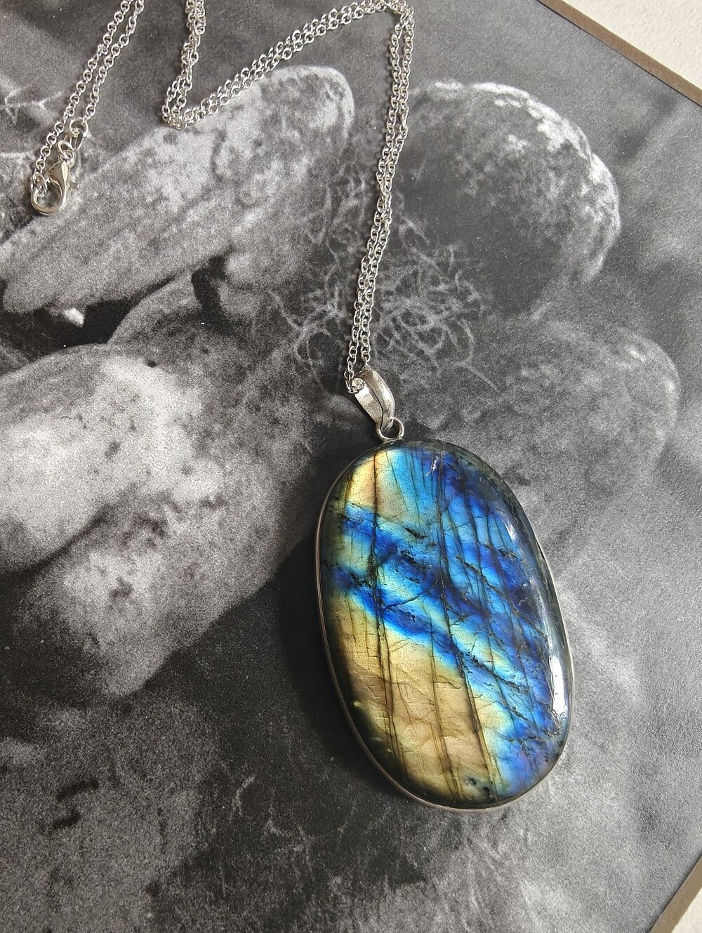 Large Labradorite Pendant